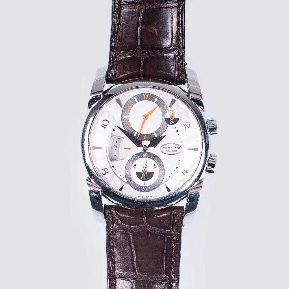 Herren-Armbanduhr 'Tonda Hémisphères' mit zwei Zeitzonen - auctions & price  archive